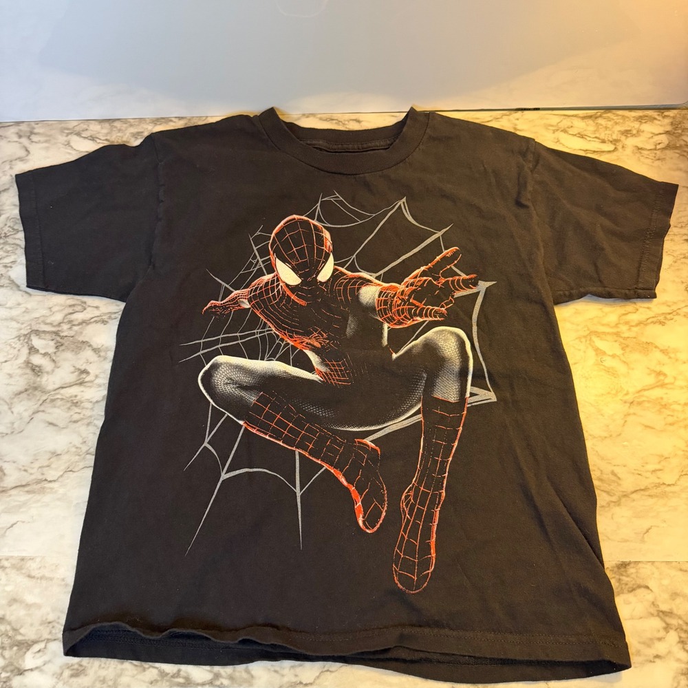 The Amazing Spider-Man 2 Kids T-Shirt Black Marvel 2014 Mad Engine XXL 18